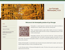 Tablet Screenshot of lynfarrugiahomeopathy.com